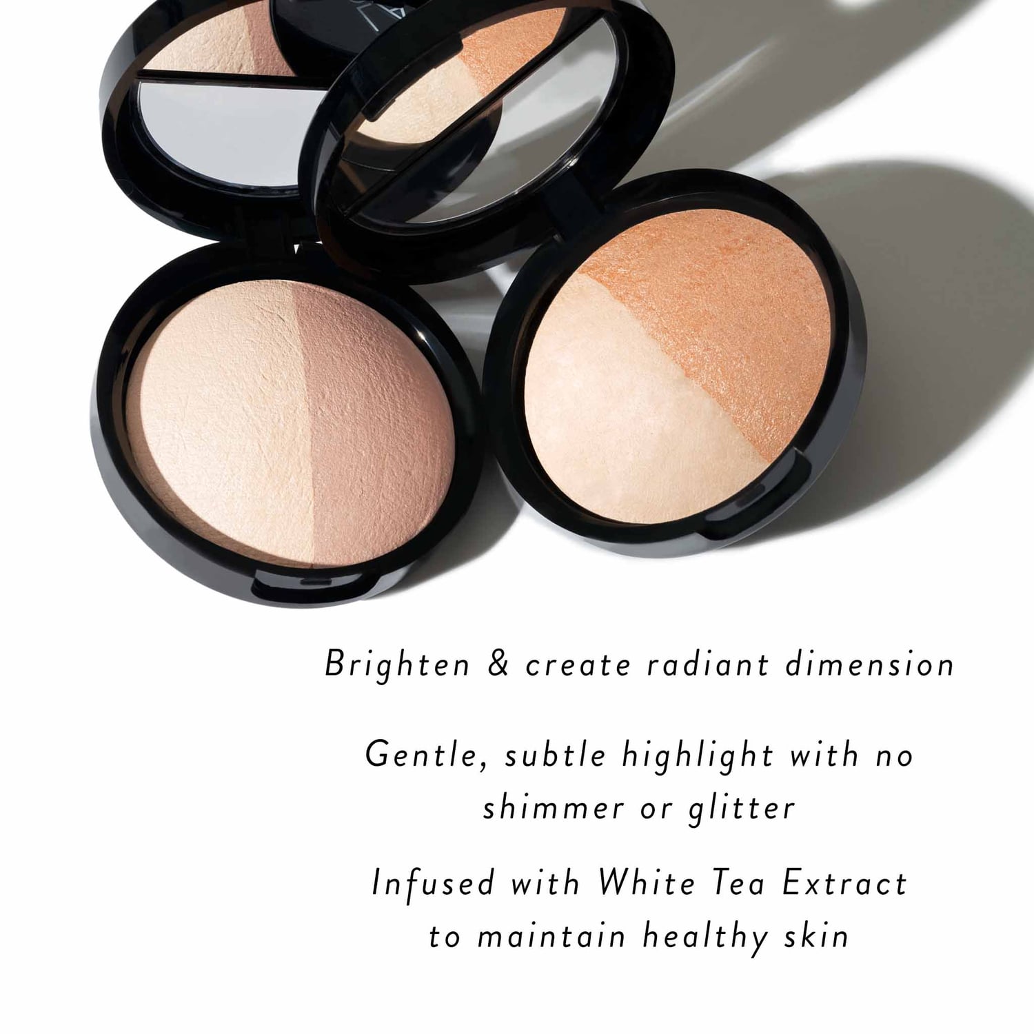 Laurageller Baked Natural Glow Highlighter Duo - Image 2