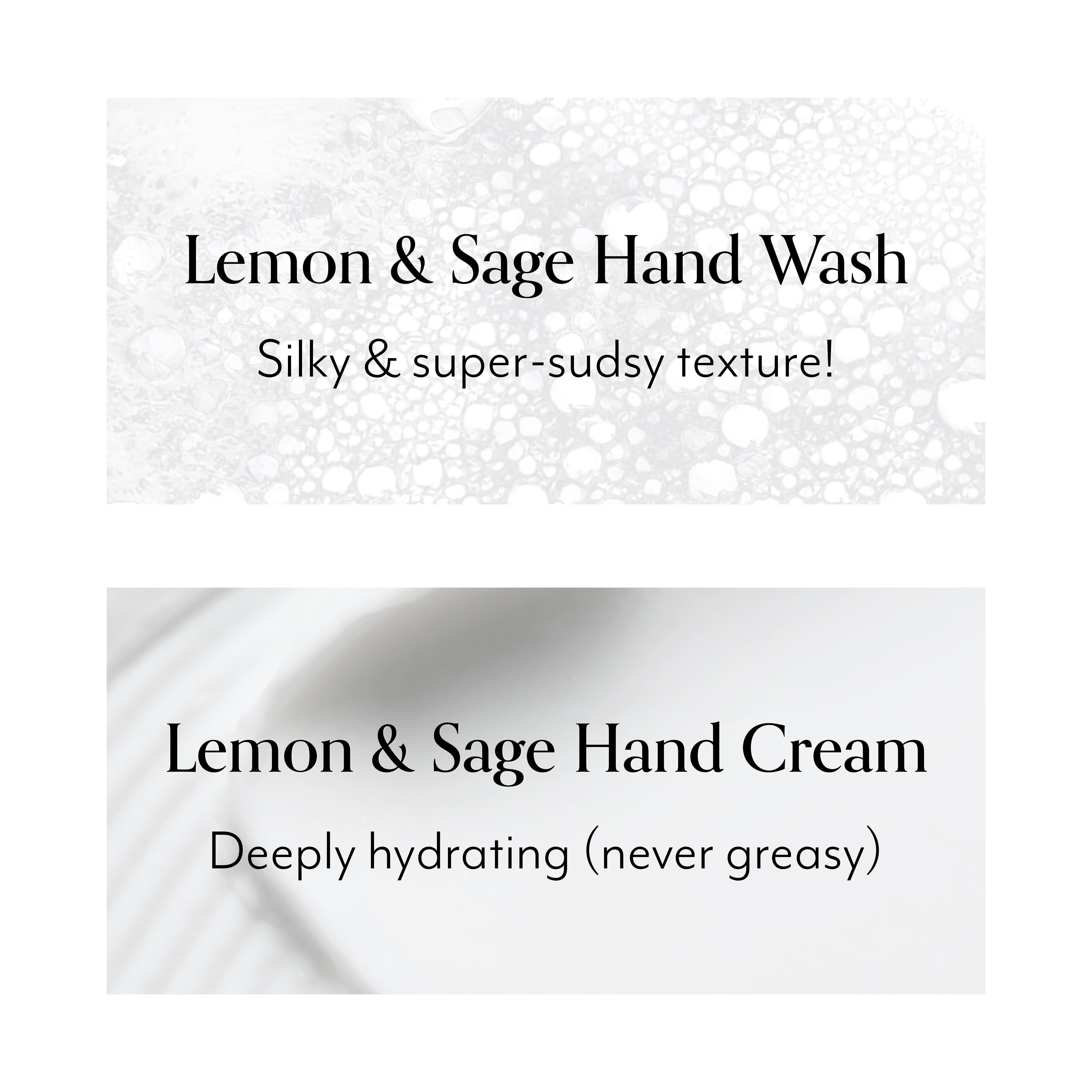 Laurageller Lemon & Sage Happy Hands Cream & Wash - Image 5