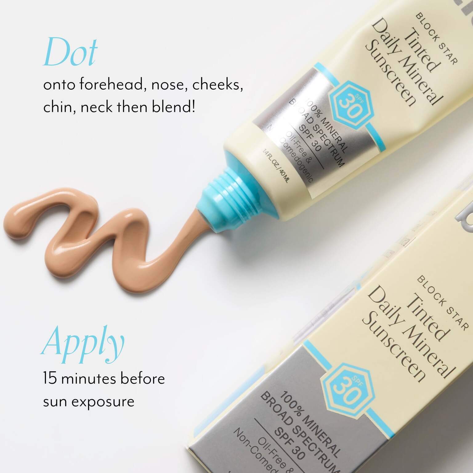 Laurageller Block Star Tinted Daily Mineral Sunscreen SPF 30 - Image 4