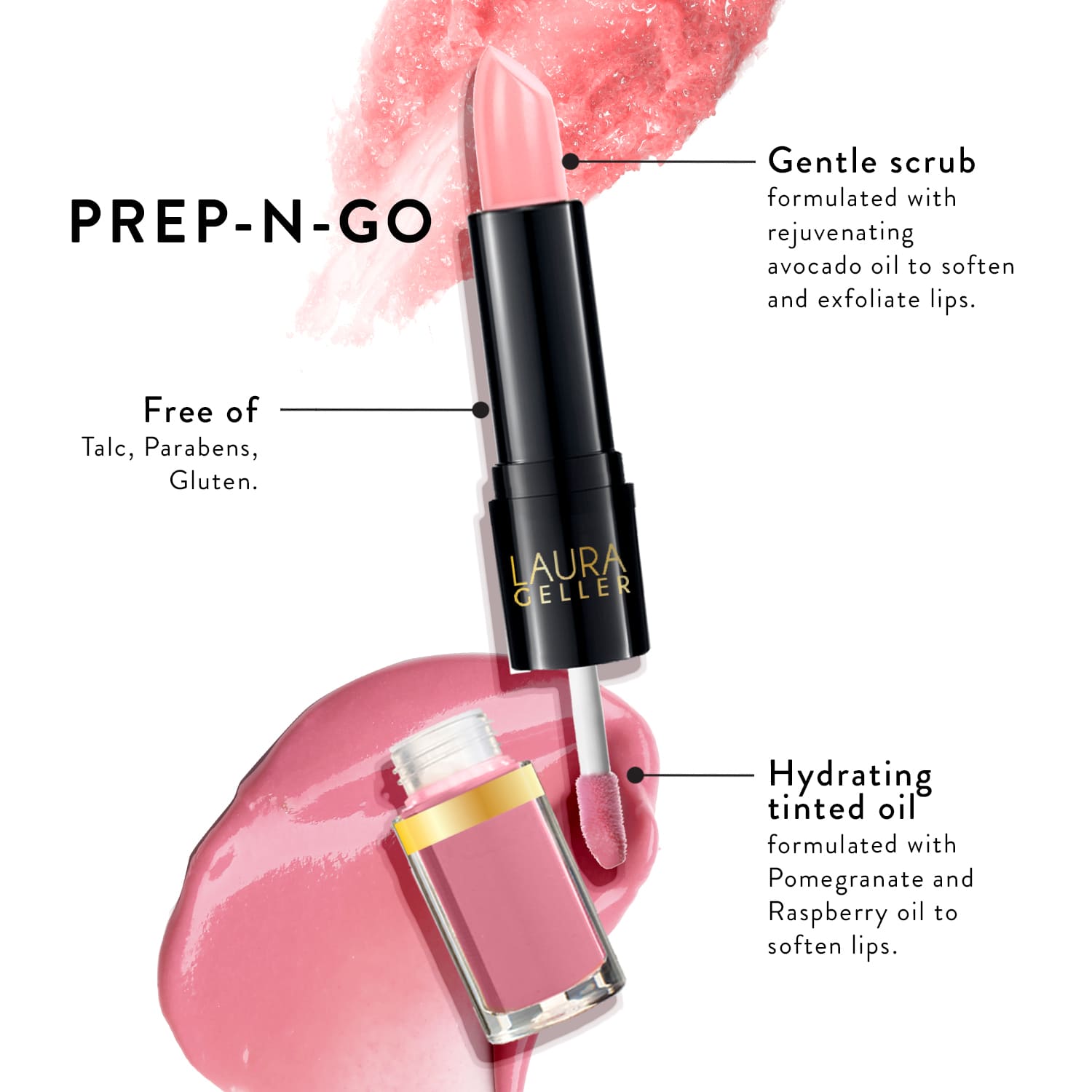Laurageller Prep-n-Go Lip Scrub and Tint Duo - Image 4