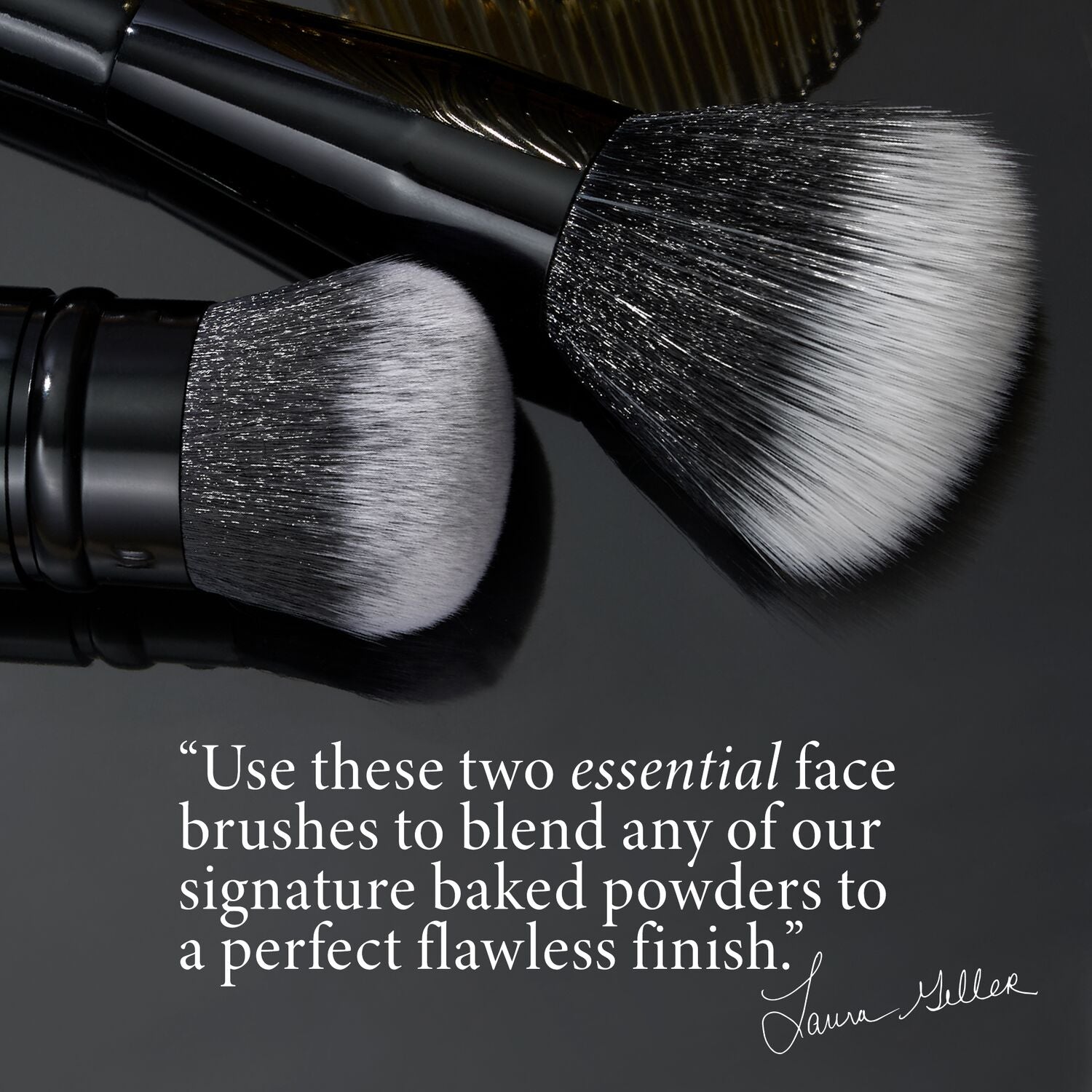Laurageller Blending Beauties 2 PC Face Brush Set - Image 5