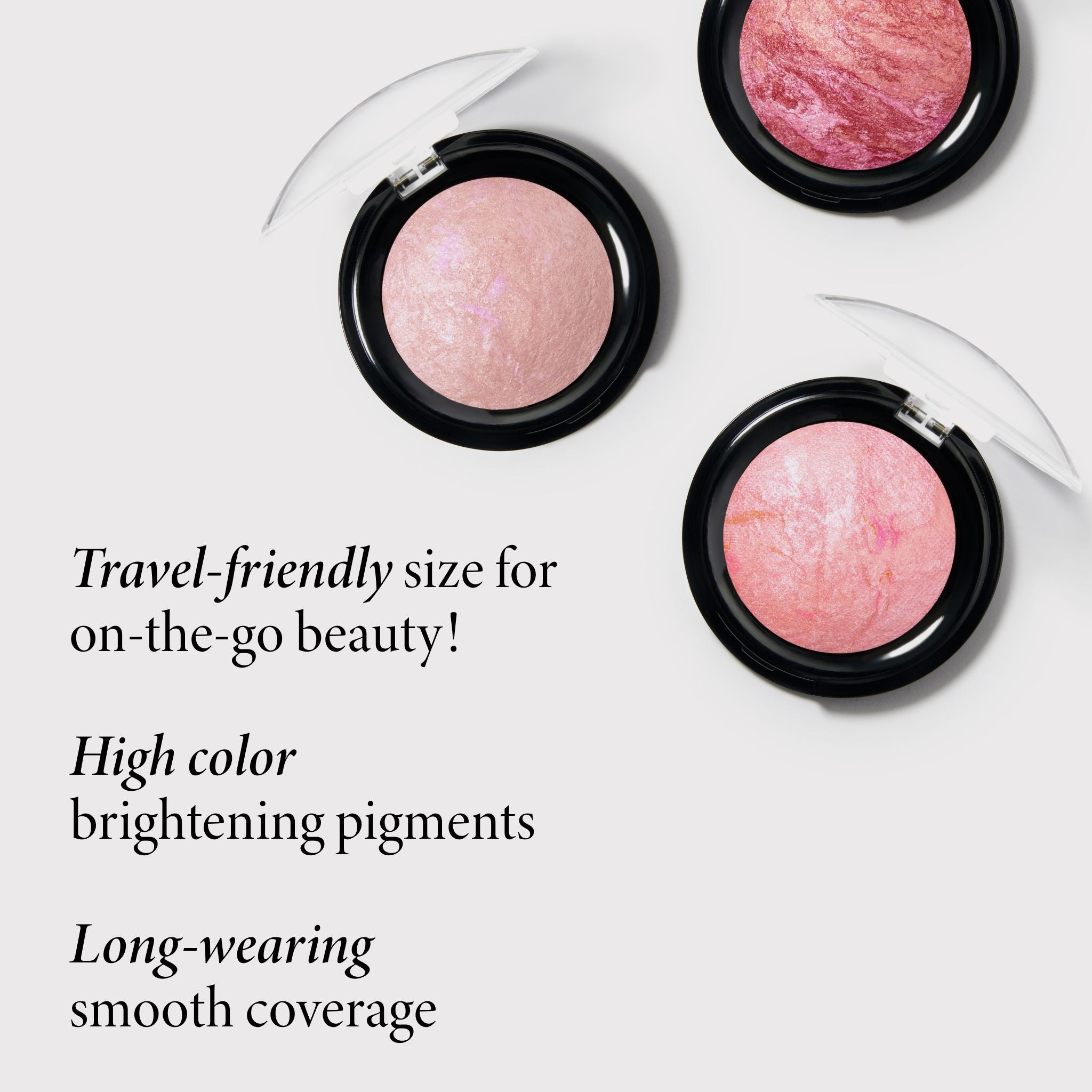 Laurageller Baked Blush-n-Brighten Marbleized Blush Travel Size - Image 4