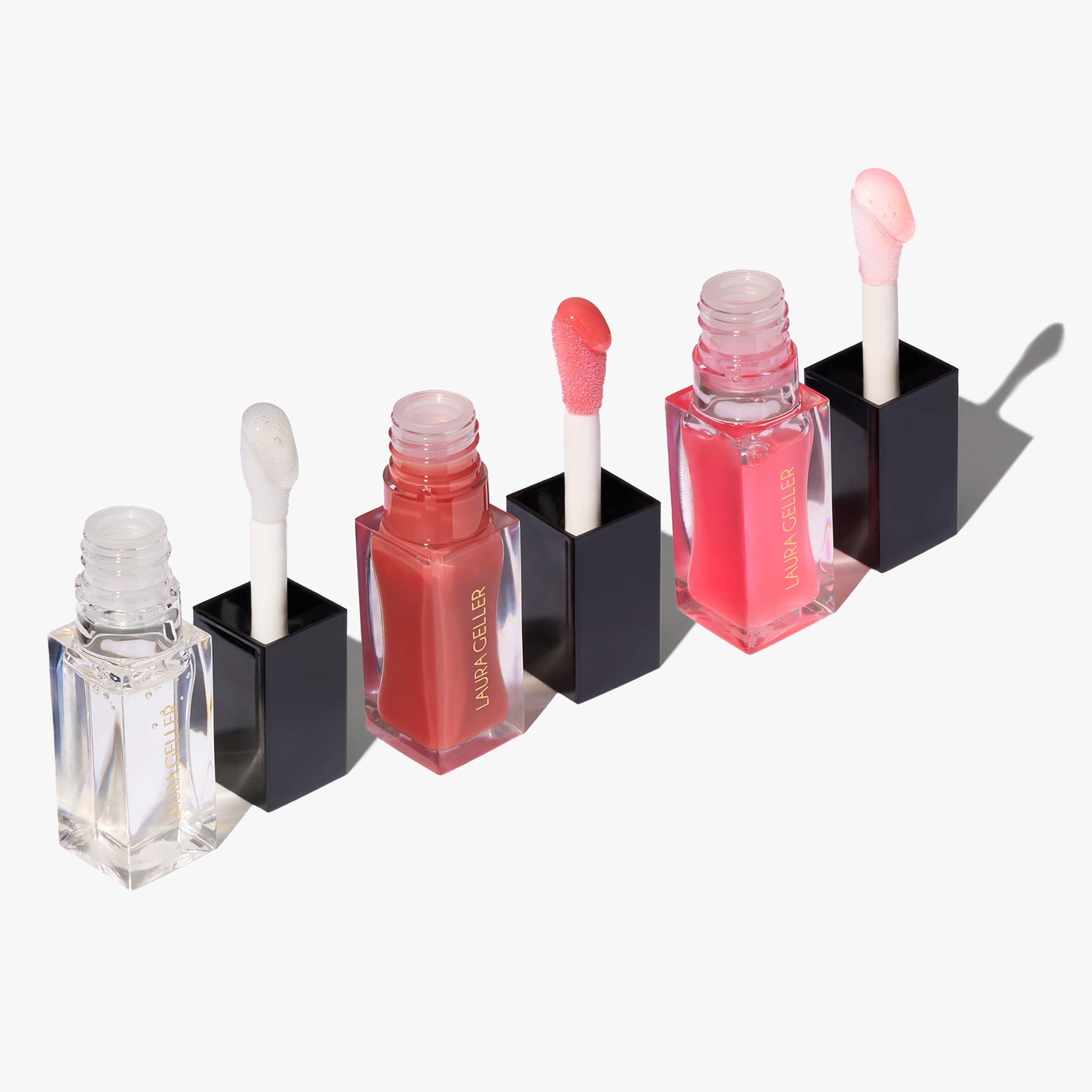 Laurageller Fine Shine Glossy Lip Oil Trio