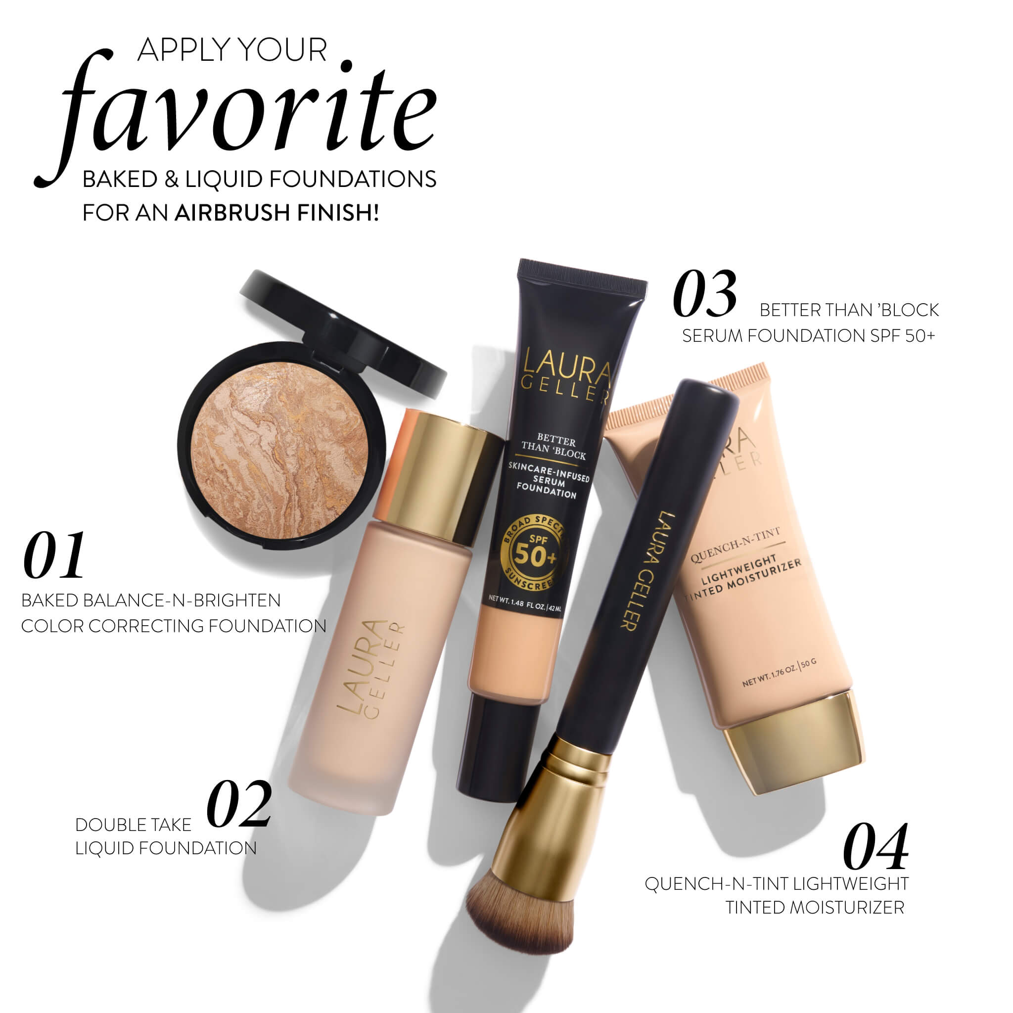 Laurageller Full Coverage Foundation Blending Brush - Image 4