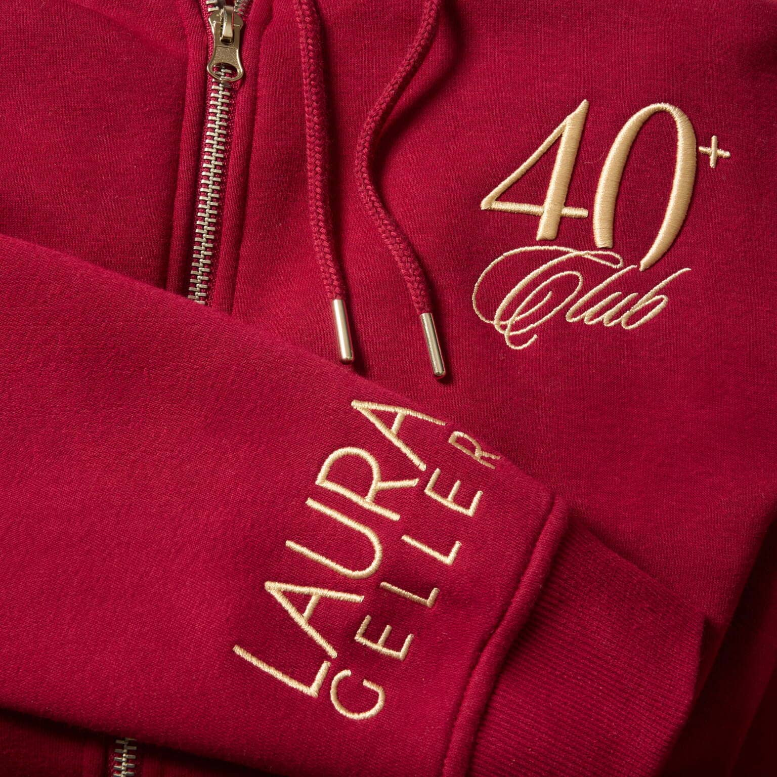 Laurageller The 40+ Club Zip-Up Sweatshirt - Image 6