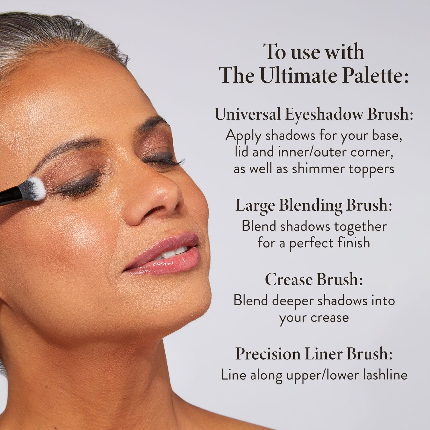 Laurageller Shadow Skills 4PC Eye Brush Set - Image 5