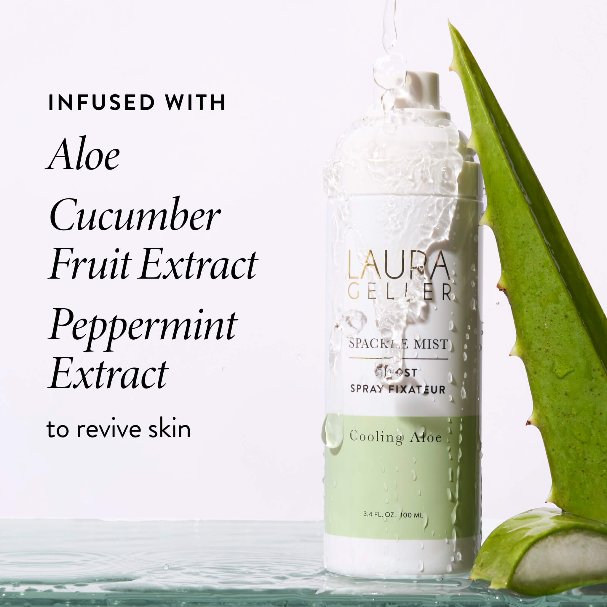 Laurageller Spackle Mist Boost with Cooling Aloe - Image 5