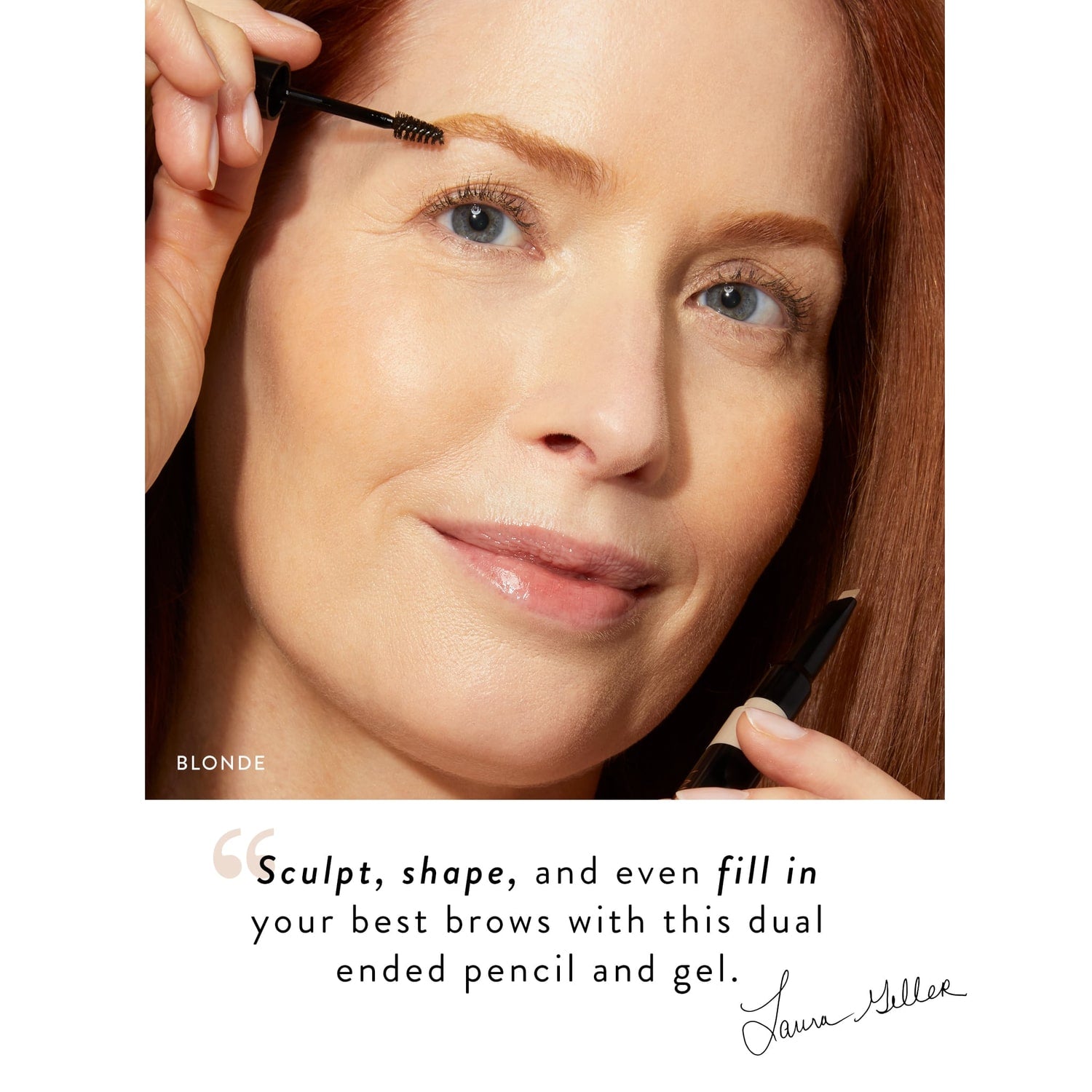 Laurageller Sculpt-n-Stay Waterproof Brow Pencil & Gel - Image 5