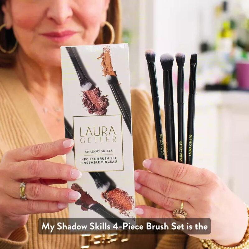 Alternative view of Laurageller Shadow Skills 4PC Eye Brush Set